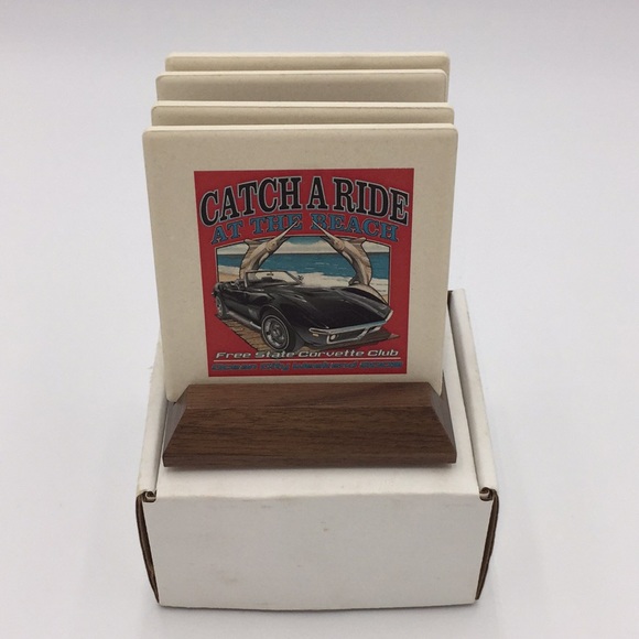 Free State Corvette Club Ocean City "Catch A Ride At The Beach" Coasters 2009 - Picture 9 of 10